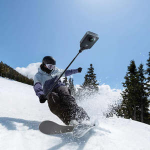 Cámara de Acción 8K 360° para Aventuras, con Memoria de 128GB, Palo Selfie para Deportes, Vlog, MicroSD, CMOS - Product Image 1