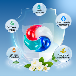 Échantillon Gratuit : Capsules de <span class=keywords><strong>Lessive</strong></span> Écologiques 25g, Biodégradables, Anti-Bouloches, Réduction des Peluches pour Vêtements - Product Image 4