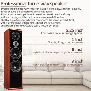 High-End Tower Speaker sistema Home Theater professionale Karaoke KTV doppio sistema <span class=keywords><strong>stereo</strong></span> Woofer in legno da 8 pollici per la casa - Product Image 2
