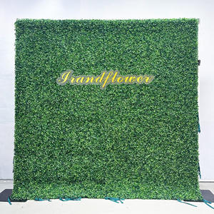 2025โรงงานขายดีฉากหลังผนังงานแต่งงานโรงงานที่มีคุณภาพสูงดอกไม้สีเขียวที่มีสีสันผนังดอกไม้ม้วนขึ้นผนังดอกไม้ผ้าไหม - Product Image 5