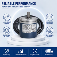 Encodeur rotatif LEINE LINDE RSI593 507687-01 Capteur optique industriel avec sortie d'impulsions 220V pour la mesure de la vitesse et de l'angle