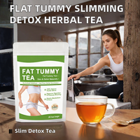 Thé Détox Amincissant Ventre Plat à Marque Privée OEM, Faible MOQ, 100% Poudre de Thé Vert Matcha, Confort Gastrique