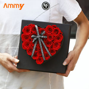 Emballage en papier avec des roses transparentes, je t'aime, boîte en papier, grande fleur, pour <span class=keywords><strong>la</strong></span> fête des mères, pour maman - Product Image 3