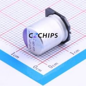 50SVPF68M Solid Capacitor SMD,D10xL12.6mm ( Capacitance: 68uF )( Precision: 20% Rated Voltage: 50V ) - Product Image 1