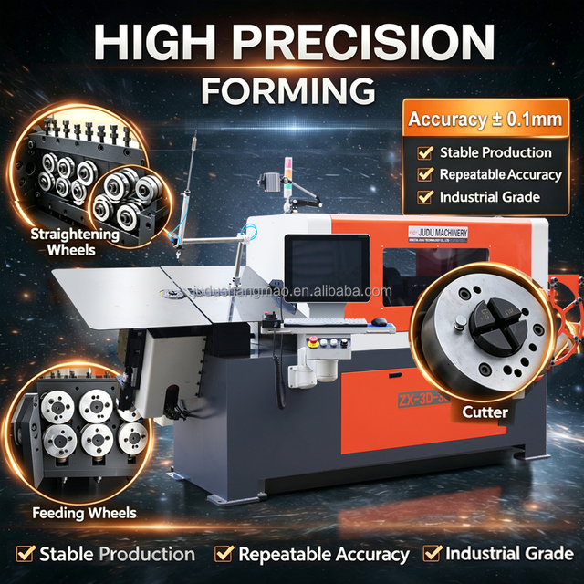 Automatic 3D CNC Wire Bending Machine for Production Kitchen Supports Manufacture Wire Forming Machine for Pet Cage Auto Parts