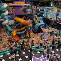 Dola Indoor Reverse Bungee Gravity Slingshot Model Indoor Adventure 02 800m² Parc d'aventure extrême avec cordes et aire de jeux