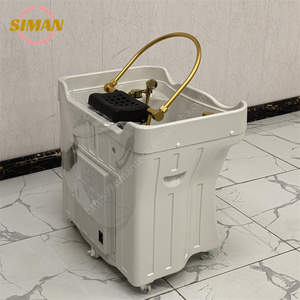 Bassin de <span class=keywords><strong>lavage</strong></span> de <span class=keywords><strong>cheveux</strong></span> portable Siman No Plumbed Head Spa, équipement de spa capillaire japonais, réservoir d'<span class=keywords><strong>eau</strong></span> de 60L et réservoir d'eaux usées de 30L - Product Image 5