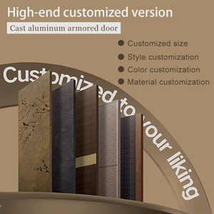 <span class=keywords><strong>Puerta</strong></span> de Entrada de Alta Gama para <span class=keywords><strong>Villa</strong></span>, Fabricada en Aluminio Fundido para Mayor Seguridad y Protección Antirrobo, Apta para Uso Residencial - Product Image 5