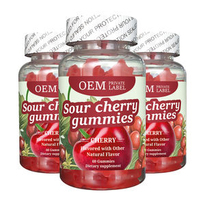 סוכריות גומי דובדבן חמוץ בסיטונאות, תוסף תזונה טבעי של דובדבן חמוץ, תמיכה תזונתית יומית, מועשר ברכיבי דובדבן - Product Image 2