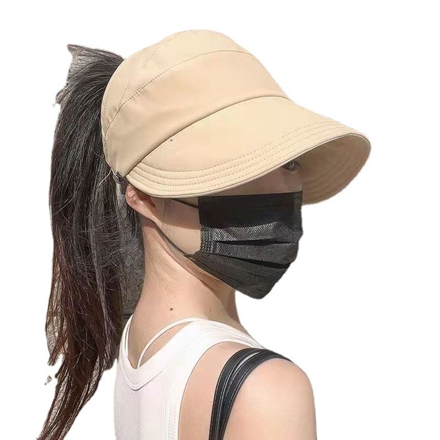 Summer Running Fishing Hat Outdoor Large Brim Women Custom Logo Sun Visor Hat Custom Designer Logo