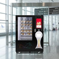 Distributeur automatique de repas intelligent 2026 avec micro-ondes, contrôle de température intelligent, système de levage de colis fragiles et gestion à distance