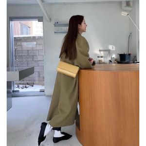 Minimalist <b>Shoulder</b> Bag Mustard Yellow Adjustable <b>Strap</b> Solid Color Women's Crossbody Bag Portable Summer 2021 - Product Image 2