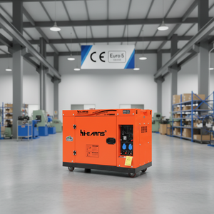 Hieanrs 6KVA 7KVA 8KVA 10kVA 12kVA 16kVA 18kVA 20kVA Soundproof Silent Generator Set Price DG11000SE 10KVA Soundproof Gen - Product Image 1
