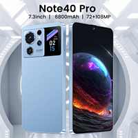 Étui pour Note 40 U TCL T602DL, Téléphones Portables Débloqués Techno, Téléphone d'Hôtel, Tablette PC Android 13, 12 Go 512 Go