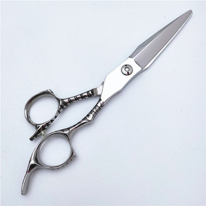 Ciseaux de coiffure professionnels 62 mm en acier inoxydable pour droitiers, ciseaux à effiler pour salon de beauté, épaisseur personnalisable C23 - Product Image 1