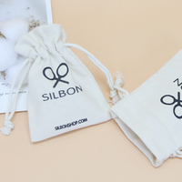 Pochette en coton recyclable écologique personnalisée sac à cordon multicolore pour le stockage personnalisé avec logo imprimé