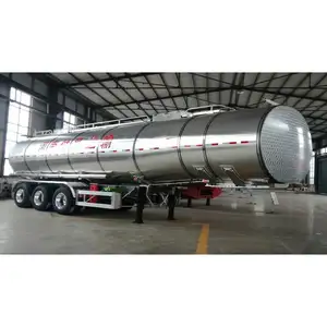 Alüminyum petrol tankeri 50000 litre yarı römork tankı petrol taşımacılığı için