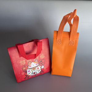 Vlies-Aluminiumfolien-Kühltasche Kleine kalte und heiße Getränke Kaffee-Lebensmittel lieferung Einweg-Wärme isolierte Taschen zum Mitnehmen - Product Image 4