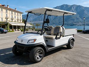 Voiturette de <span class=keywords><strong>golf</strong></span> électrique personnalisée 2 places avec coffre de chargement pour les excursions en station balnéaire et en bord de <span class=keywords><strong>lac</strong></span> - Product Image 2