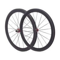 Roues en carbone pour vélo de route 700c, frein à disque V-brake, profil 50/60mm, finition UD mate, jante en carbone de qualité, Center Lock 6-boulons