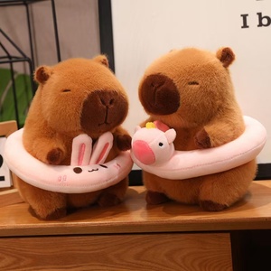 Capybara Plüsch tier Niedlich bestickte Ente Kaninchen Schwein Frosch mit Badeanzug Mesh Futter für Stress abbau Perfektes Geburtstags geschenk