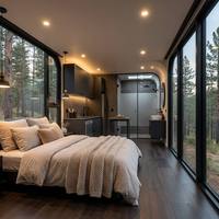 Maisonnette modulaire de luxe moderne Scenic View Pod House Garden Holiday Pod Eco Pod Cabin Camping Pod Mobile Pod House