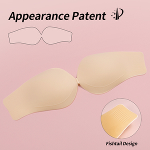 Soutien-gorge sans bretelles en silicone sans couture, lavable, invisible, sans soutien-gorge pour filles sexy, sous-vêtements adhésifs réutilisables, poitrine transparente - Product Image 5