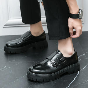 IStapromo Gifts Fashion Shoes KICKSLOE SHOES Non-Slip Breathable Thick Sole Cushioned Waterproof Men Business Casual Shoes - Product Image 3