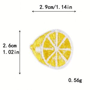 Petites Écussons en Tissu Colorés à Thermocoller avec Broderie de Fruits pour Vêtements d'Enfants - Product Image 3