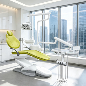 Juego Completo de Sillón Dental de Nuevo Estilo con Bandeja Auxiliar y Taburete, Servicio Integral para Clínicas Dentales Privadas - Product Image 2