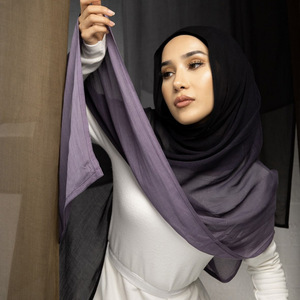 Hijab modal 180 cm imprimé numériquement, foulard pour femme, mode musulmane, Tudung Bawal, vente en gros, design personnalisé, taille, logo - Product Image 2