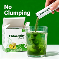Bâtonnets de Chlorophylle Portables Saveur Melon Sucré Végétalien Poudre Super Aliment Vert Sans Conservateurs Vitalité Naturelle Digestion Adulte