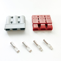 Connecteur de prise 3 pôles 50A 600V avec bornes en cuivre plaqué argent 10/12AWG 8AWG 6AWG