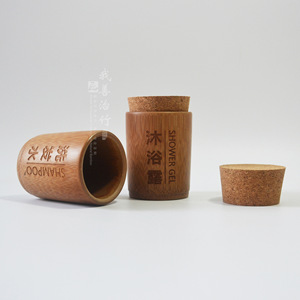 Bamboo Bathroom Set Six Piece Rectangle Eco Friendly Hotel Supplies - Product Image 3