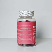 Gummies d'amélioration mammaire aux ingrédients naturels, vente en gros, haute qualité, 60 unités, directement de l'usine, pour la santé des femmes