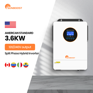 Sunboost 3.6kW 5.5KW rvs chia giai đoạn biến tần 6.2kW 8KW 10KW 48V điện biến tần 110V 120V cho năng lượng lưu trữ tích hợp máy - Product Image 1