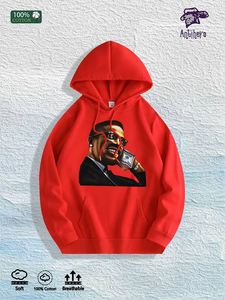 Склад в США: Хлопковое худи «Money Motive» с уличным портретом, 7 цветов - Product Image 2