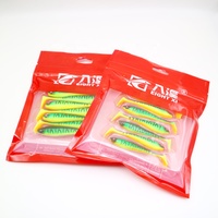 EIGHT Xi Lu Ya Exit Soft Bait Anti Hanging Bottom T Tail Mandarin Fish Lead Head Hook Stream Texas Fishing Group Fishing