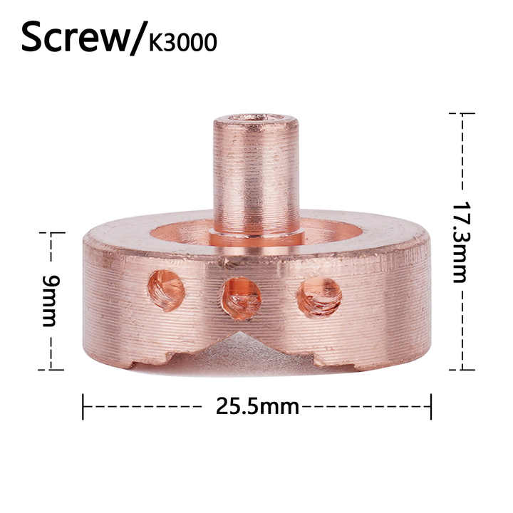 Air Gouging Gun Torch Accessories Air Nozzle Lower Chuck Pressure Handle Screw Head Injection Nozzle K3000