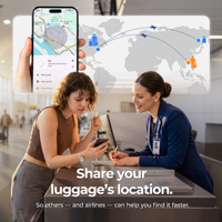 Nuevo MiLi MiTag Duo, Rastreador GPS para Equipaje, Resistente al Agua IP65, Multimodo, Compatible con AirTag y Google Find Hub, Antipérdida para Mochilas