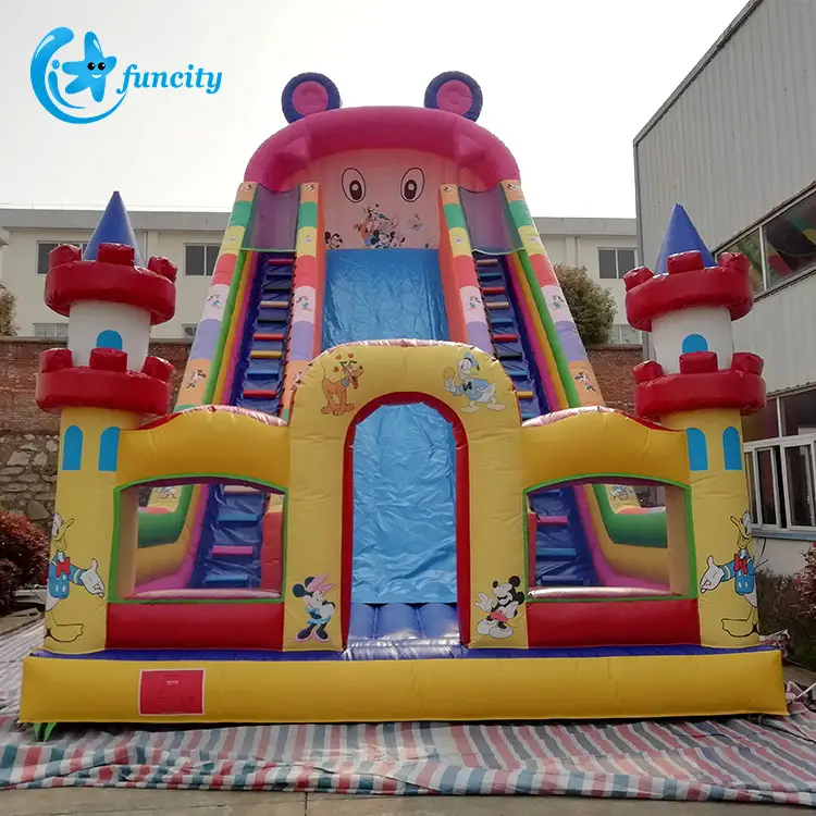 गर्म बिक्री बच्चों उछाल घर बड़ी inflatable पर्ची और स्लाइड पानी स्लाइड पूल inflatable पानी उछाल