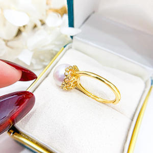 Anillo de Plata S925 con Soporte para Cuentas Redondas de 11-12 mm, Accesorios para Perlas DIY, Fornitura para Joyería, Corrector 1696 - Product Image 3