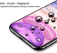 Protection d'écran de téléphone en verre trempé 9D pleine couverture antichoc de haute qualité pour iPhone 18 17 16E 15 14 13 12 11 - Prix de gros