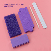 Kit de soins des pieds pour manucure et pédicure, 100 pièces, jetables, accessoire professionnel pour les ongles, personnalisé