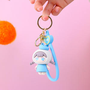 Porte-clés Nini Paradise de style usine, pendentif de sac simple en forme de poupée de dessin animé, cadeau d'anniversaire pour fille - Product Image 4