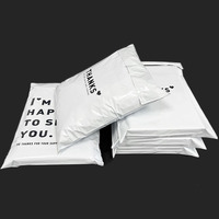 Sac postal d'expédition écologique avec impression de logo personnalisé en poly sacs postaux biodégradables blancs d'emballage en plastique pour vêtement