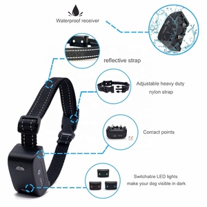 100% Imperméable Rechargeable Bip/Vibration/Choc Électrique 500 Mètres collier de Dressage De Chien À Distance - Product Image 4