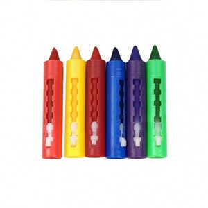Juego de Crayones de Baño al por Mayor, 6 Colores, Fáciles de Limpiar, No Tóxicos, Lavables, Juguetes de Baño para Niños, para Dibujar - Product Image 6