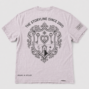 เสื้อยืด 300GSM แบรนด์สั่งทำ ผ้าคอตตอนหนานุ่ม ซักย้อมสีแบบแอซิดวอช ทรงโอเวอร์ไซส์ ครอป ทรงบ็อกซี่ ประดับคริสตัลวิบวับ เสื้อยืดผู้ชาย - Product Image 3