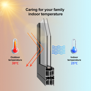 Fenêtres à battants et à rotation NFRC de style américain avec verrouillage multipoints de sécurité et isolation thermique - Product Image 4